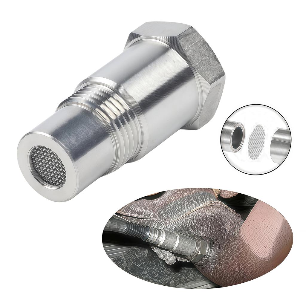 1/2pcsoxygen Sensor Adapter Car Inspection Engine Light Fixing Catalytic Network Oxygen Sensor Interval Mini Catalytic Converter