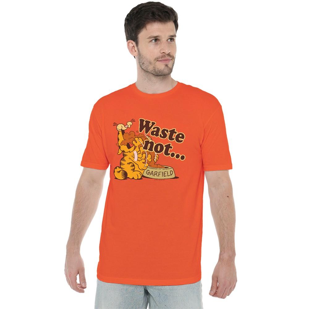 Garfield Waste Not T-Shirt S-4XL Orange XL