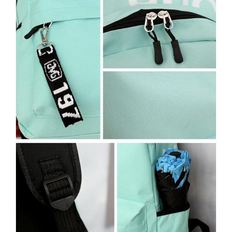 Fashion Trend Backpack Backpack for Men and Women Junior High School High School Student Bag Large Capacity Korean Version of Th