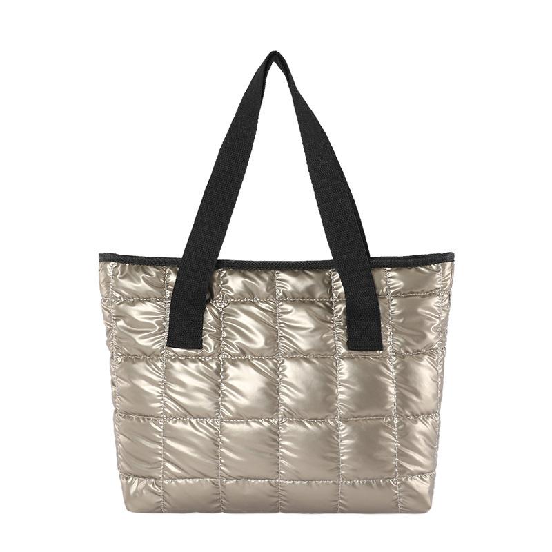 Casual Large Capacity Shoulder Bags For Women Space Cotton Handbag Totes Fashion Winter Daily Use Bag