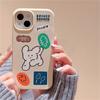 Ins Korean Cute Cartoon Poodle Dog Silicone Phone Case For Iphone 14 13 12 Pro Max 11 Lovely Puppy Protective Soft Cover Funda