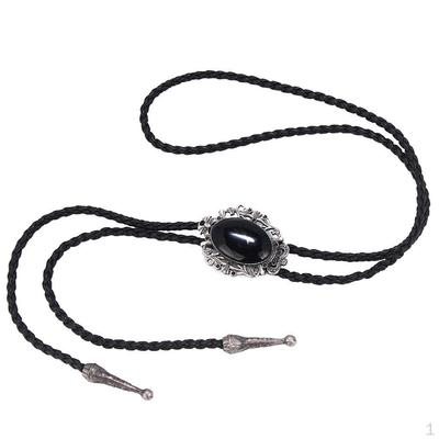 Vintage Grand Ovale Fait Main Bolo Ties Western Cowboy