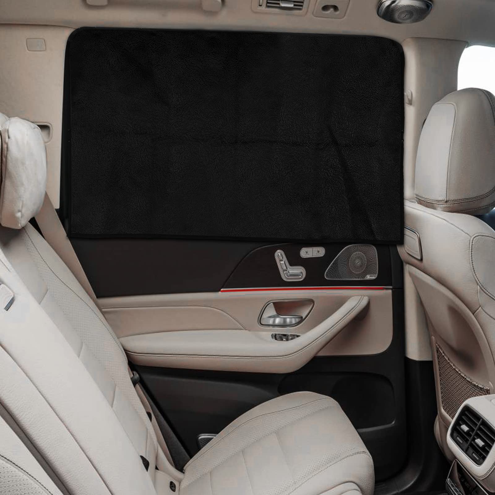 

ZATOOTO Car Set of for Car Light 100cm Wide x 54cm Side Easy UV for Vans and Light Disaster Privacy Black Curtains, Magnetic, 4, Camping, 99.9% чёрный