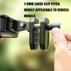 Aluminum Alloy Motorcycle Camera Mount With AntiVibration Windshield Clamp Mounts Compatibility for Action 5Pro/4/3