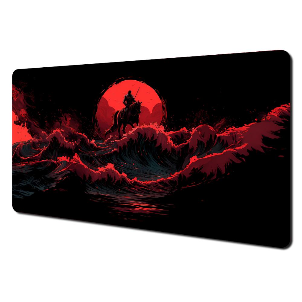 Art aesthetic landscape large Mouse Pad Desk Mat Stitched Edge NonSlip Durable pad for computer mouse Gaming pads tapis souris