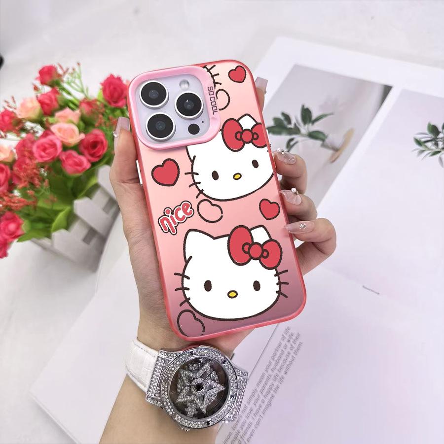 Sanrio Hello Kitty Pink Phone Case for Apple 15 iPhone 15 Plus