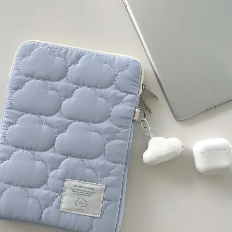Cloud Pattern Computer Case 11 13.3 14.2 15.6'' Søt Laptop Sleeve Bag for Mac Book Air Ipad Xiaomi Asus Notebook Cover Vesker