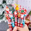 Cartoon Christmas Multi-Color Ballpoint Pen - Student Gift & Journal Pen