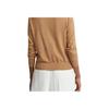 Polo Ralph Lauren Solid Logo Long Sleeve Knit Sweater Women Tops Beige 211891672-008