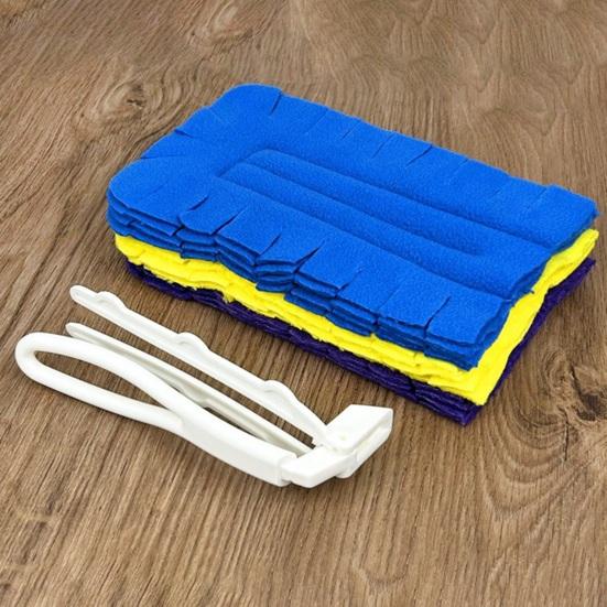 Mop Cover Reusable Washable Dust Duster Refills with Dense Microfiber 360-Degree Cleaning Excellent Dust Hair Remover