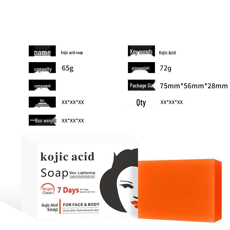 TK Style European & American Turmeric, Lemon, Kojic Acid, Ginger Handmade Cold Process Bath & Face Soap