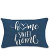 Blue White Geometric Linen Pillowcase Sofa Cushion Cover Home Decoration Can Be For You 30X50 40X60