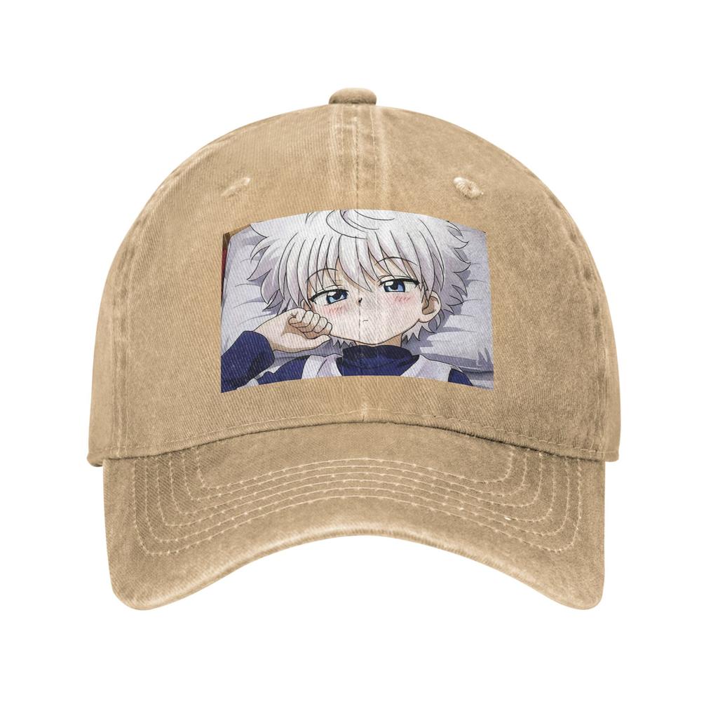 Anime Hunter X Hunter  Denim Cap Casual Baseball Caps Adjustable Hat Summer Unisex Baseball Hats