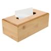 1pc Wooden Tissue Box Holder Home Office Living Room Napkin Container Desktop Storage Box Tissue Organizer Paper Towel Case