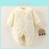 Baby Winter Cotton Romper With Thick Insulation For Newborns And Infants