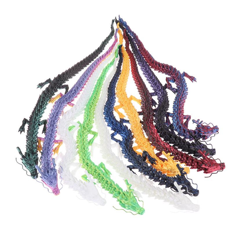 1 Piece Ideal Gift Gem Dragon Fidget Toy 30Cm 3D Printed Rotatable Articulated Dragon For Kids With Adhd Birthday Gifts