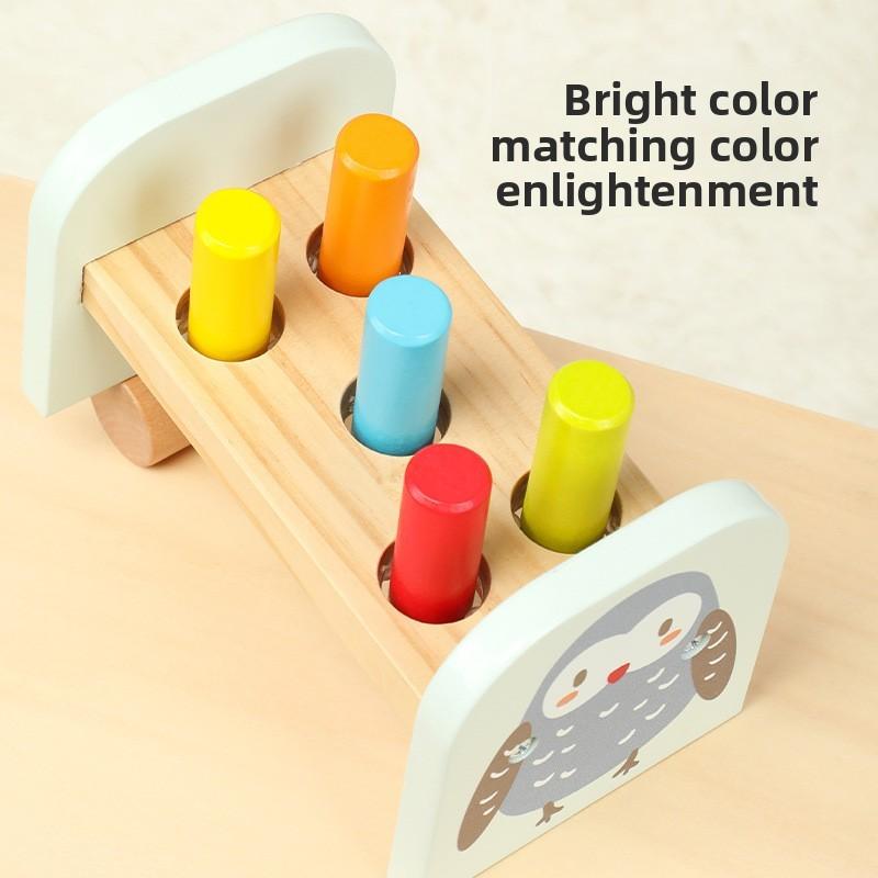 Toddler Wooden Puzzle And Pegging Block Set For Early Learning And Cognitive Skills Building
