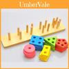 Wooden Geometric Shape Building Blocks For Kids Educational Toy For Learning And Play