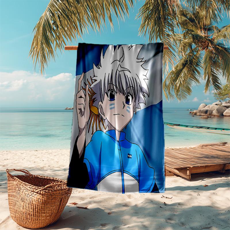 1pc Argentinas Pride Honor Cartoon Quick Dry Microfiber Bath Towel for Swimming Surfing Camping Unisex Holiday. SJT7201111