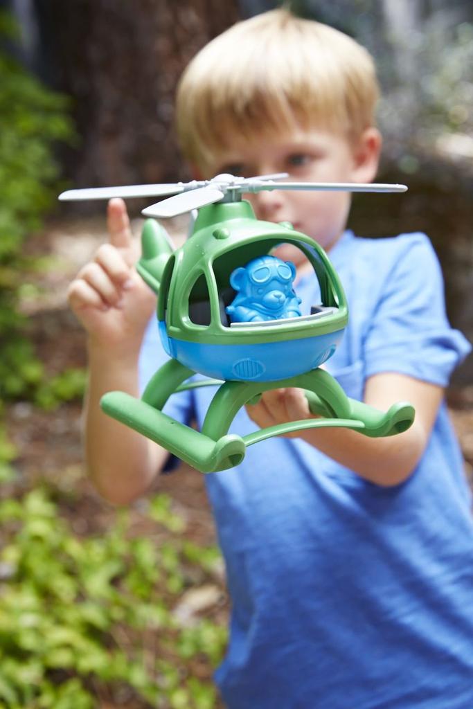 Green Toys Helicopter Green
