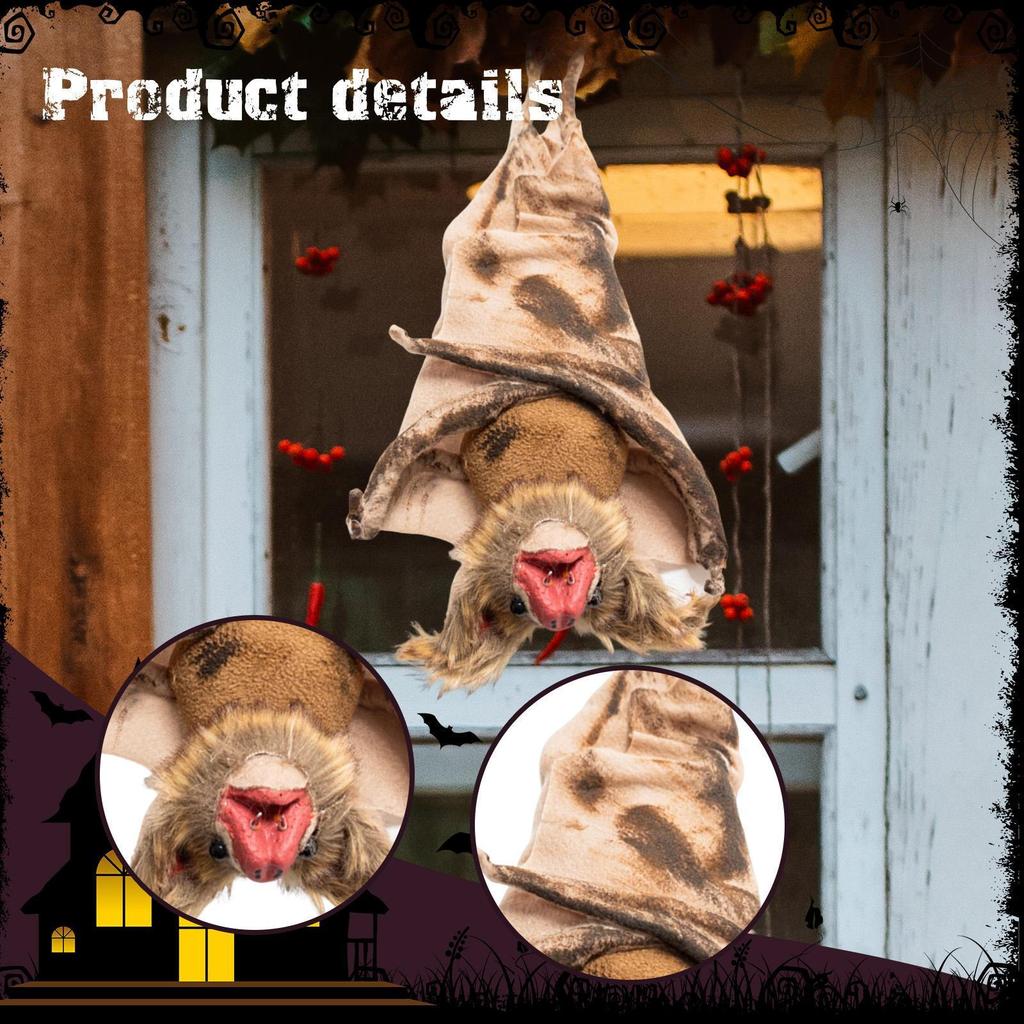 Halloween Wiszące 3D Straszne Rekwizyty Wszechstronna Dekoracja Horroru Latająca Upiorna dla