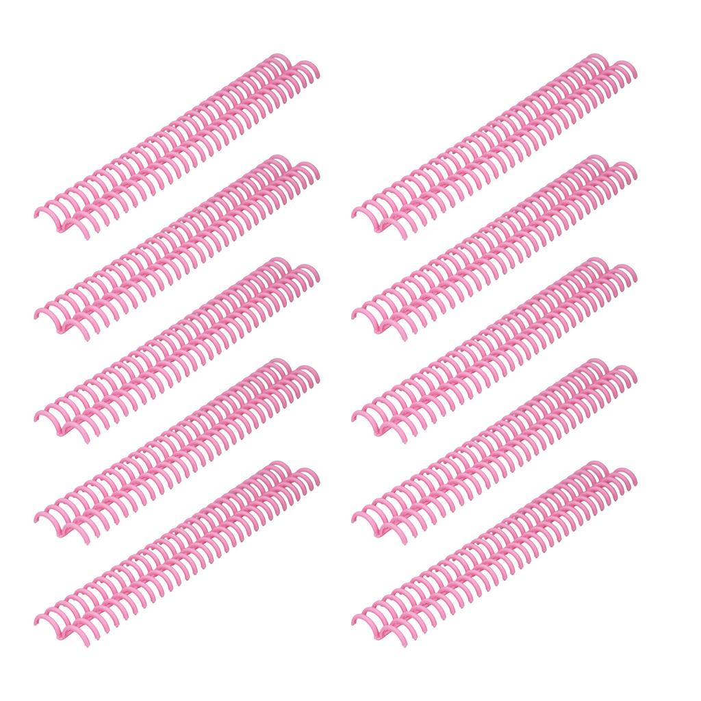 10 Pcs Binding Comb 19mm 30 150 Sheet Capacity Plastic Comb Binding Spines for B5 Paper