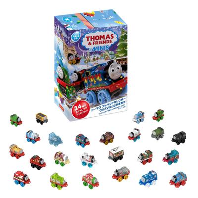 Thomas the Tank Engine Mini Mini Thomas Noel Takvimi Noel ve Arkadaşlar Mini Thomas 24 yaşında ve HRF89 (Tomas) [Mini parçalar] [Araç