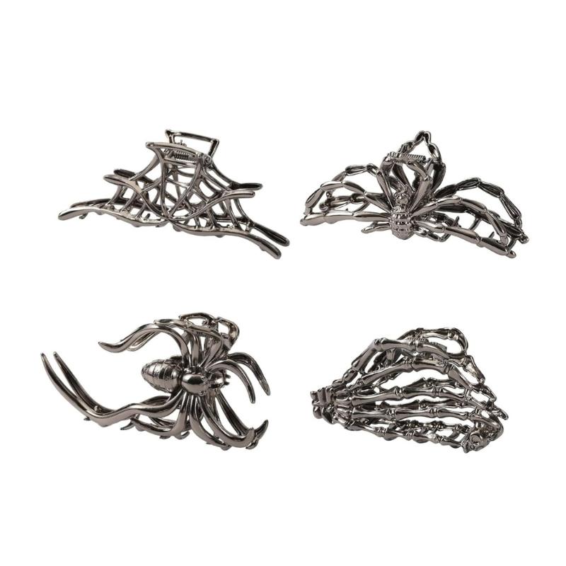 

Pack Of 4 Halloween Theme Bat Hair Clip Festival Hair Styling Accessories Hair Decors For Women Teens Holiday Dressingup