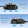 USB Sound Adapter External Sound Card with 3x3.5mm 2xUSB 1xType C Port Suitable for PC Mobile Phone Laptop