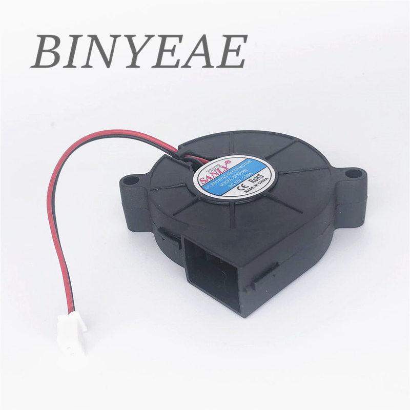 SANLY SF5015SL SF5015SM 12V 0.06A 0.08A 5cm 5015 50x50x15mm Industrial Blower For Humidifier Server Cooling Fan 2PIN SANLY5015