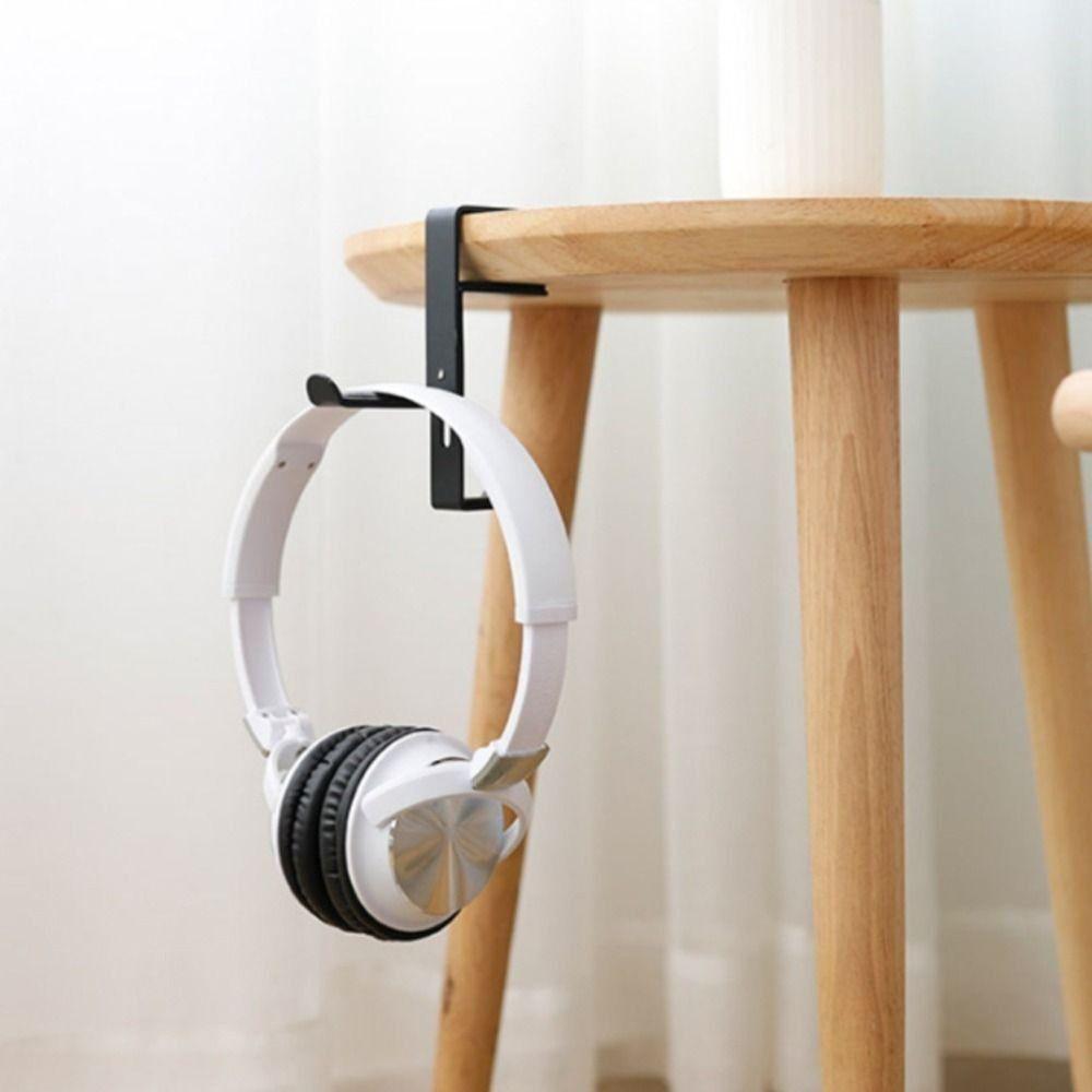 Table Clamp Headphone Rack Adjustable Headphone Bracket Headphone Stand Hook  Table Side