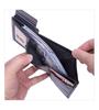 Men's RFID Aluminum Pop-Up Card Holder Wallet with Multi-Card Slots