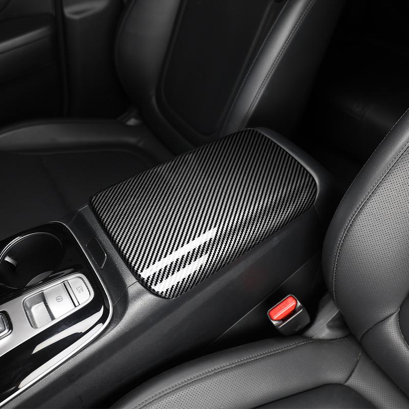 Auto Sale For Hyundai Tucson NX4 -2026 Car Tuning Carbon Fiber Console Armrest Box Pad Cover Accessories