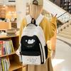 Schoolbag Korean school bag girl college student niche design sense large capacity high value backpack girl junior high backpack