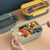 Abay Japanese-Style Microwavable Bento Box with Cutlery