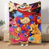 1Pc Colorful Cartoon Characters Blanket Soft Throw Blanket For Home Bedroom Bed Sofa Travel Office Solid Christmas Blanket