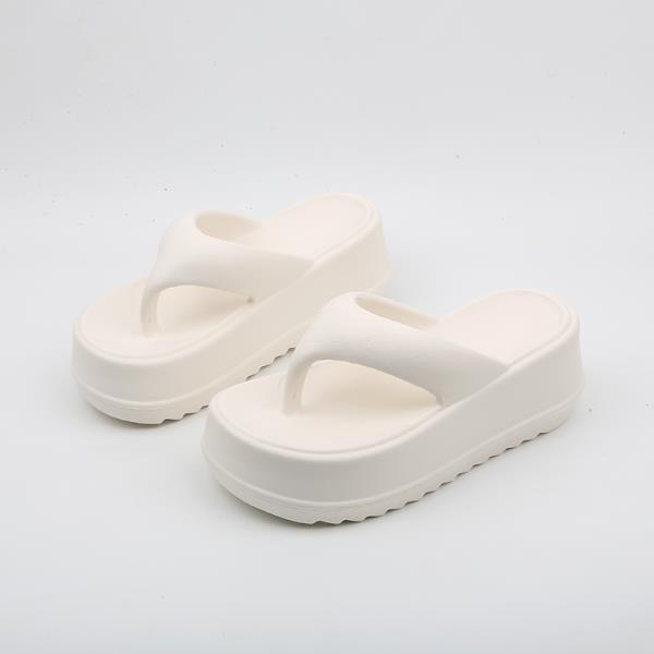 Fashion Flat Shoes Female Rubber Flip Flops Slippers Heels Platform Summer Clogs Woman Pantofle Slides Hawaiian High Beach 2025 Female S