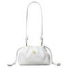 Willa Detachable Shoulder Strap Gold Logo Shoulder Bag Women Shoulder Bag White 166183-100