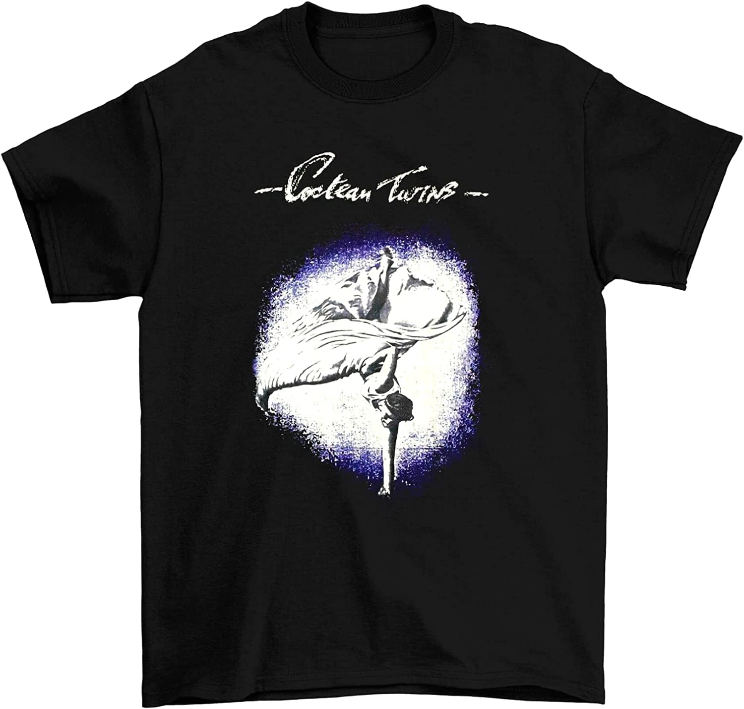 Cocteau Twins Band Lullabies Short Sleeve Black Unisex T-Shirt Black L чёрный
