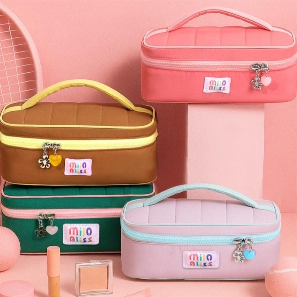 Handheld Toiletry Storage Bag Large Capacity Portable Cosmetic Organizer  Outdoor