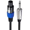 Reliable Speakon to 1/4in TS Cable for Bass Amp Cabinets Universal Compatibility