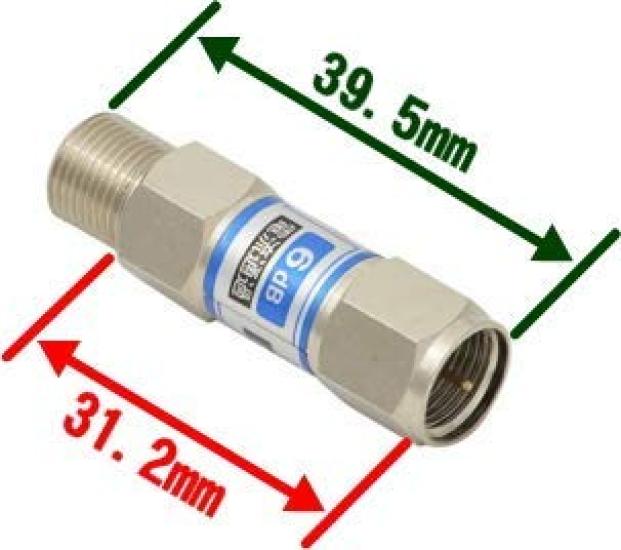 Attenuator (4K/8K compatible, 3-piece set -6dB/-10dB/-15dB)