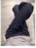 Women's Plus Size High-Waist Dark Blue Pear-Shaped Wide-Leg Jeans