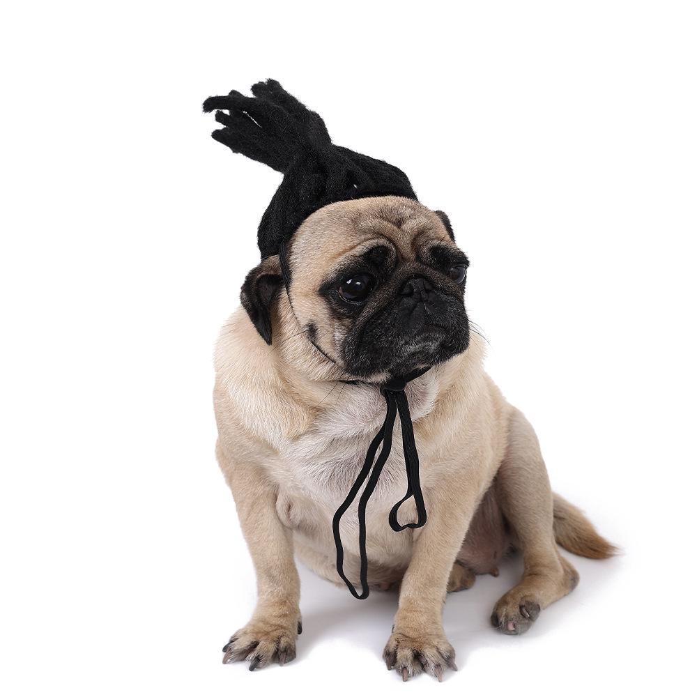 Pet Halloween & Christmas Wigs: Funny Dreadlock Accessories for Cats & Dogs