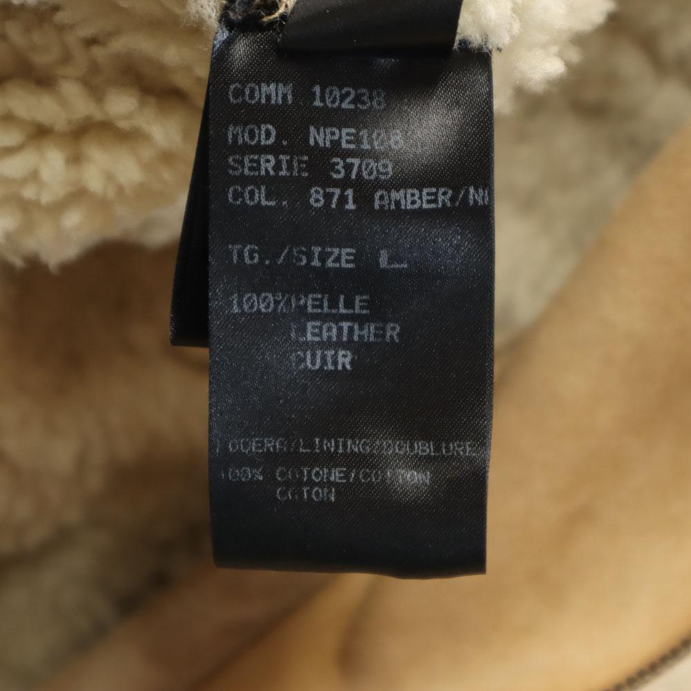 Neil Barrett Made In Romania Leather Coat L Beige Women Used