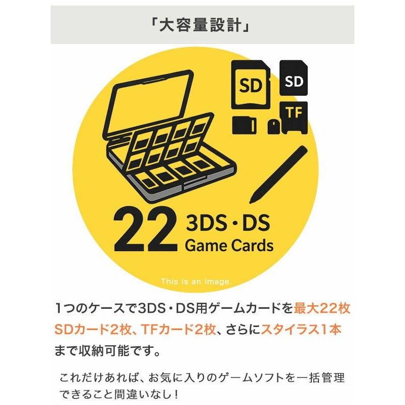 3DS DS Software Case Storage Nintendo Cartridge Game Durable Hard Large Capacity SD Card Stylus Pen Compact Portable