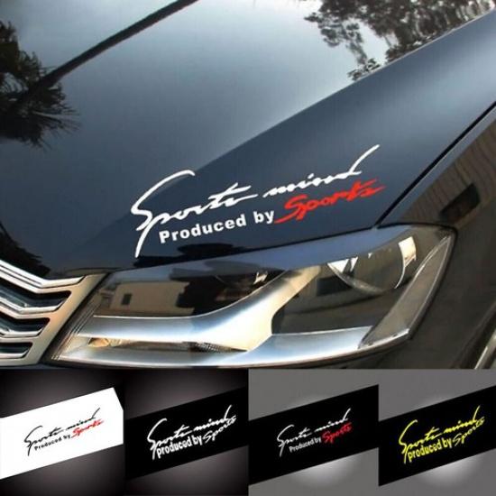 1pc Racing Car Auto SUV Sports Decal Sticker Reflective Vinyl Graphic Sticker