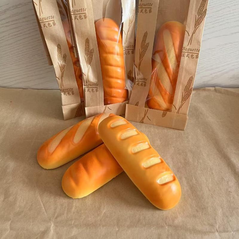 Bread Squeeze Toy Slow Rebound Soft Sticky Food Simulation Stress Relief Anti Anxiety Toy for Adult Office Pressure Relief