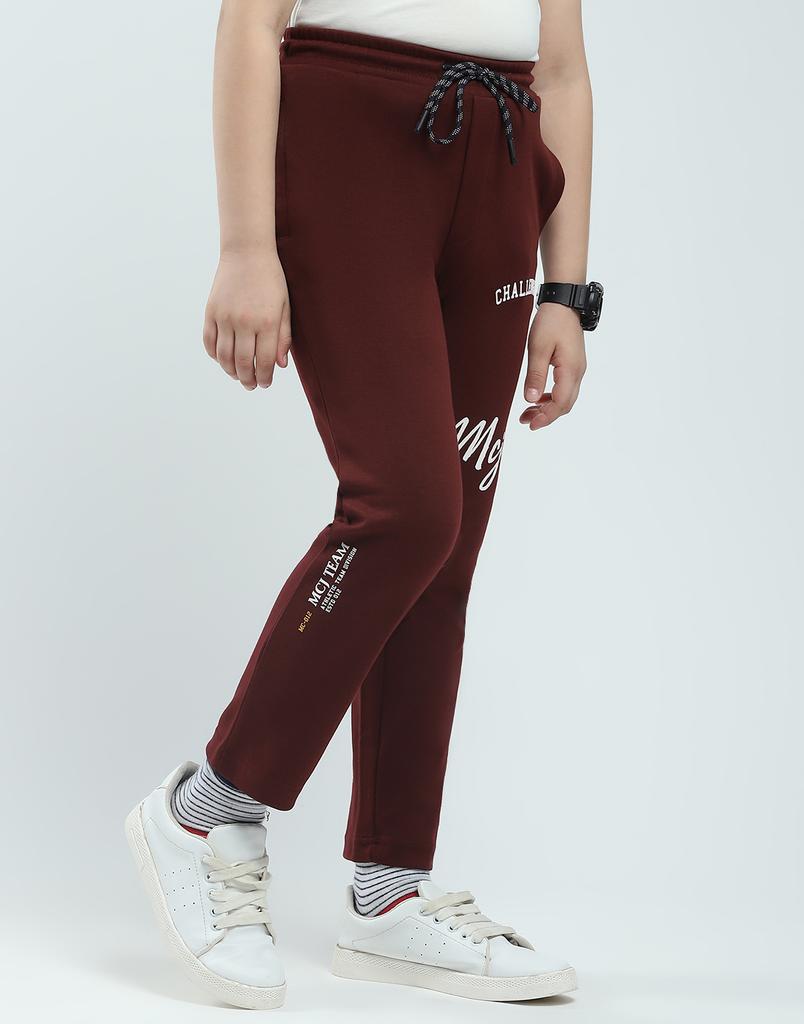 MONTE CARLO Boy's Regular Fit Solid Track Pants