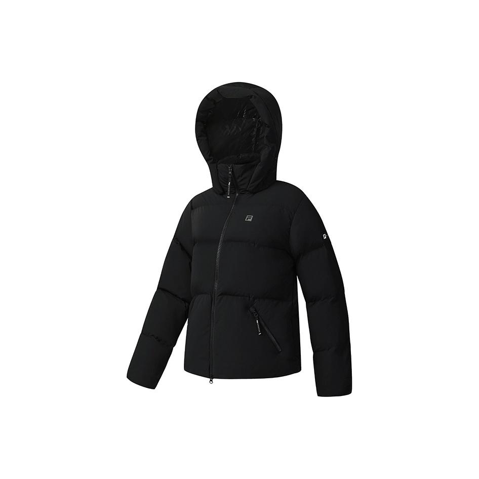 FILA Fitness Series Simple Solid Color Casual Sports Versatile Warm Comfortable Down Jacket Women outerwear A11W541905FBK